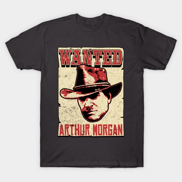 Wanted Arthur Morgan T-Shirt by robotrobotROBOT